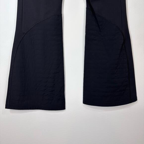 Athleta Peak Hybrid Fleece Pants Flare Lined | Black | SZ M - Picture 9 of 13